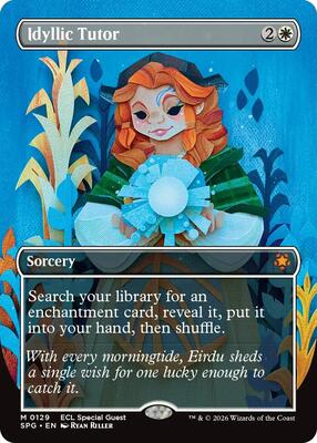 Idyllic Tutor (Borderless) card from Special Guests