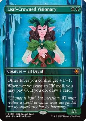 Leaf-Crowned Visionary (Borderless) card from Special Guests