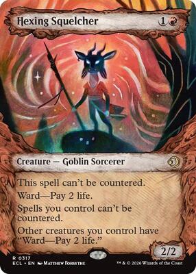 Hexing Squelcher (Showcase) card from Lorwyn Eclipsed