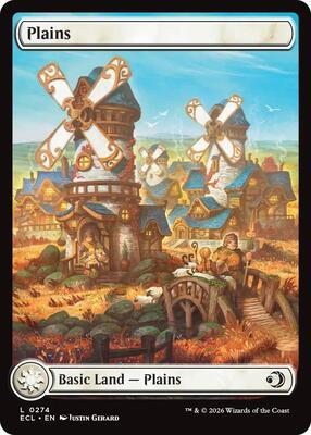 Plains (0274) card from Lorwyn Eclipsed