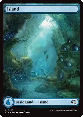 Island (0275) card from Lorwyn Eclipsed