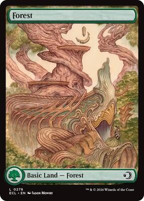 Forest (0278) card from Lorwyn Eclipsed