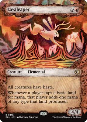 Lavaleaper (Showcase) card from Lorwyn Eclipsed