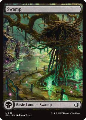 Swamp (0281) card from Lorwyn Eclipsed