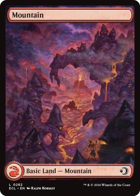 Mountain (0282) card from Lorwyn Eclipsed