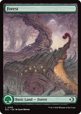 Forest (0283) card from Lorwyn Eclipsed
