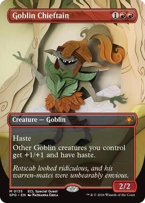 Goblin Chieftain (Borderless) card from Special Guests
