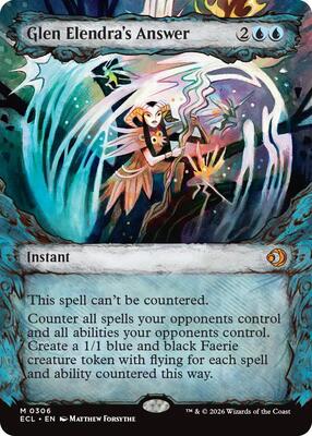 Glen Elendra's Answer (Showcase) card from Lorwyn Eclipsed
