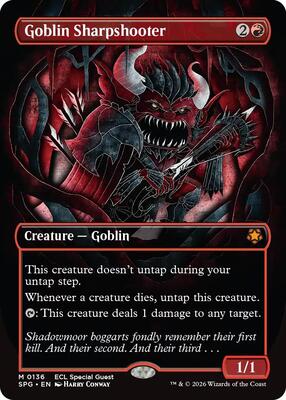 Goblin Sharpshooter (Borderless) card from Special Guests