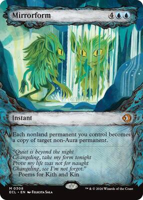 Mirrorform (Showcase) card from Lorwyn Eclipsed