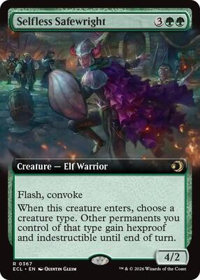 Selfless Safewright (Extended Art) card from Lorwyn Eclipsed