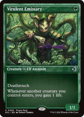 Virulent Emissary card from Promo Pack: Lorwyn Eclipsed