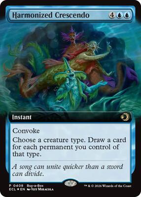 Harmonized Crescendo (Extended Art) card from Buy-A-Box Promos