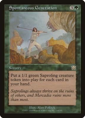 Spontaneous Generation card from Mercadian Masques