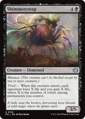 Shimmercreep card from Lorwyn Eclipsed