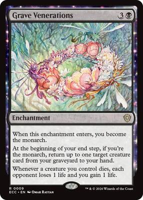 Grave Venerations card from Commander: Lorwyn Eclipsed
