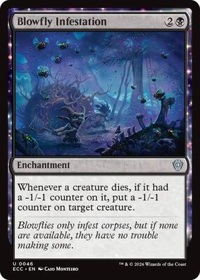 Blowfly Infestation card from Commander: Lorwyn Eclipsed