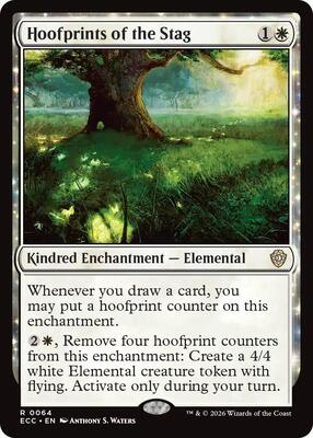 Hoofprints of the Stag card from Commander: Lorwyn Eclipsed