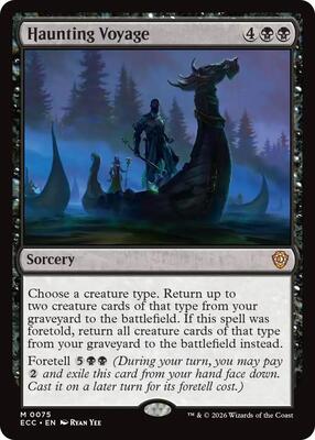 Haunting Voyage card from Commander: Lorwyn Eclipsed