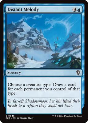 Distant Melody card from Commander: Lorwyn Eclipsed