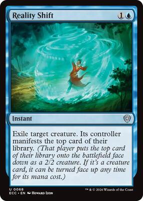 Reality Shift card from Commander: Lorwyn Eclipsed