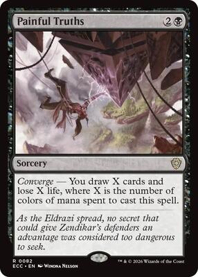Painful Truths card from Commander: Lorwyn Eclipsed