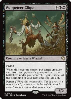Puppeteer Clique card from Commander: Lorwyn Eclipsed