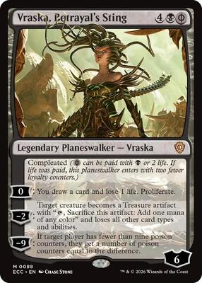 Vraska, Betrayal's Sting card from Commander: Lorwyn Eclipsed