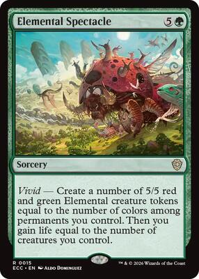 Elemental Spectacle card from Commander: Lorwyn Eclipsed