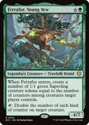 Ferrafor, Young Yew card from Commander: Lorwyn Eclipsed