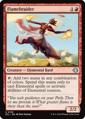 Flamebraider card from Lorwyn Eclipsed
