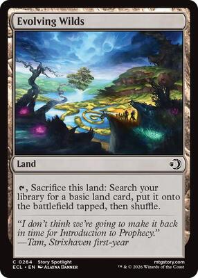 Evolving Wilds card from Lorwyn Eclipsed