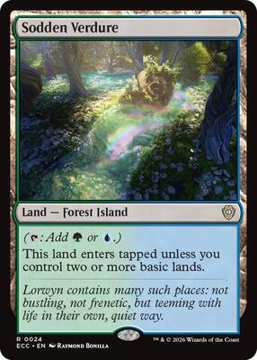 Sodden Verdure card from Commander: Lorwyn Eclipsed