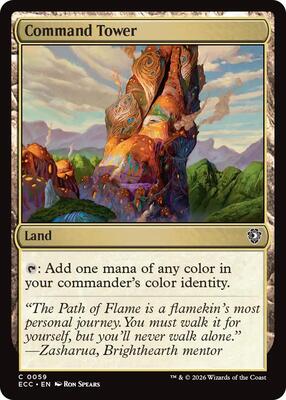 Command Tower (0059) card from Commander: Lorwyn Eclipsed