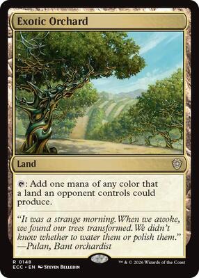 Exotic Orchard card from Commander: Lorwyn Eclipsed