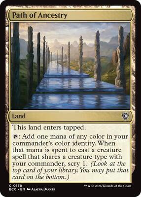 Path of Ancestry card from Commander: Lorwyn Eclipsed