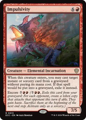 Impulsivity card from Commander: Lorwyn Eclipsed