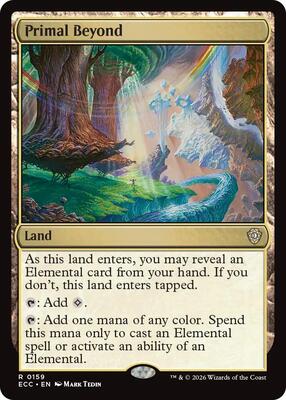 Primal Beyond card from Commander: Lorwyn Eclipsed