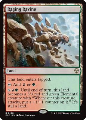 Raging Ravine card from Commander: Lorwyn Eclipsed