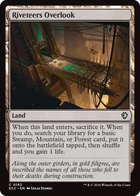 Riveteers Overlook card from Commander: Lorwyn Eclipsed