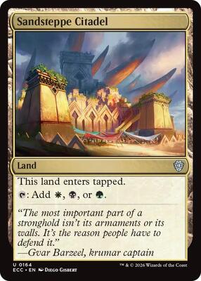 Sandsteppe Citadel card from Commander: Lorwyn Eclipsed