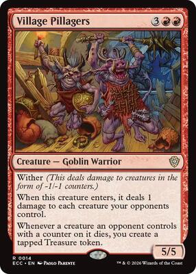 Village Pillagers card from Commander: Lorwyn Eclipsed