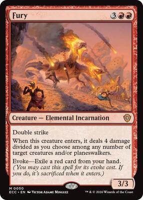 Fury card from Commander: Lorwyn Eclipsed