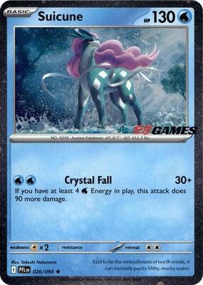 Suicune (EB Games Exclusive) card from Miscellaneous Cards & Products
