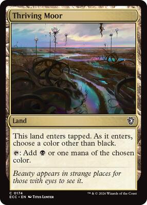 Thriving Moor card from Commander: Lorwyn Eclipsed