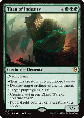 Titan of Industry card from Commander: Lorwyn Eclipsed