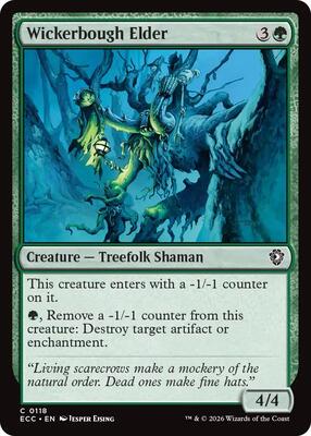 Wickerbough Elder card from Commander: Lorwyn Eclipsed