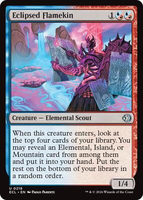Eclipsed Flamekin card from Lorwyn Eclipsed