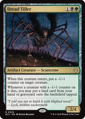 Dread Tiller card from Commander: Lorwyn Eclipsed