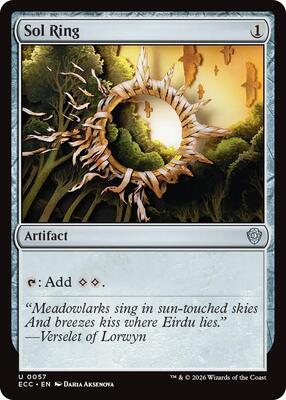Sol Ring (0057) card from Commander: Lorwyn Eclipsed